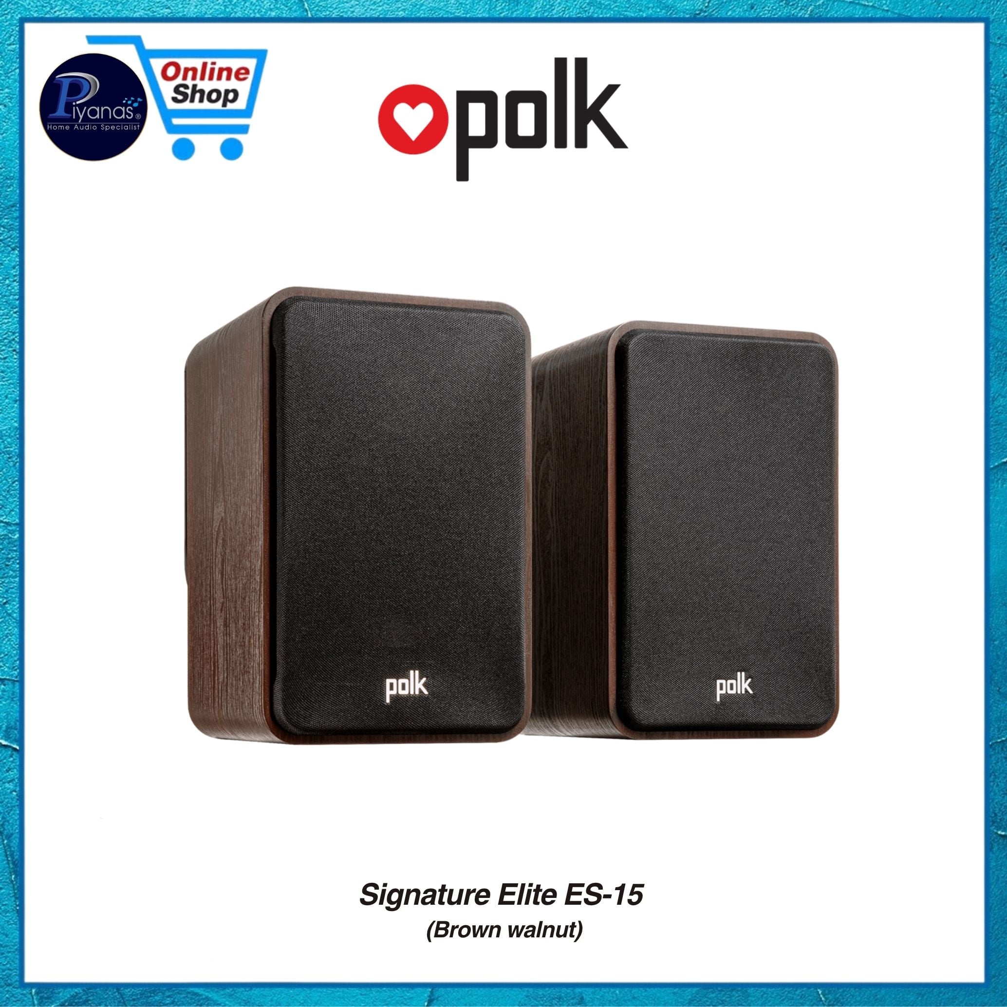 ลำโพงบุ๊คเชลฟ์ POLK AUDIO SIGNATURE ELITE ES-15 สี BROWN WALNUT_2